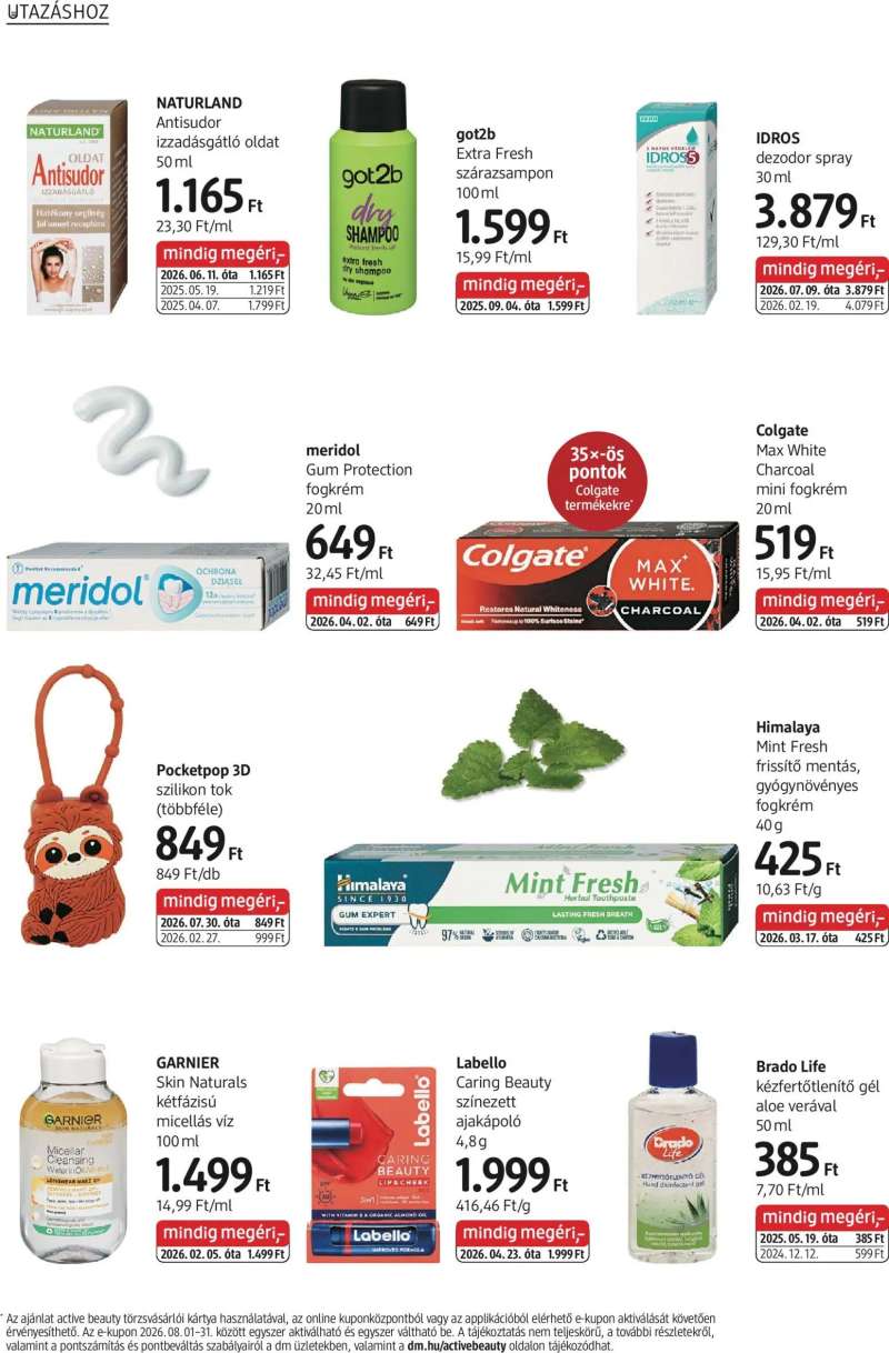 DM Drogerie Markt DM Drogerie Markt akciós újság 6 oldal