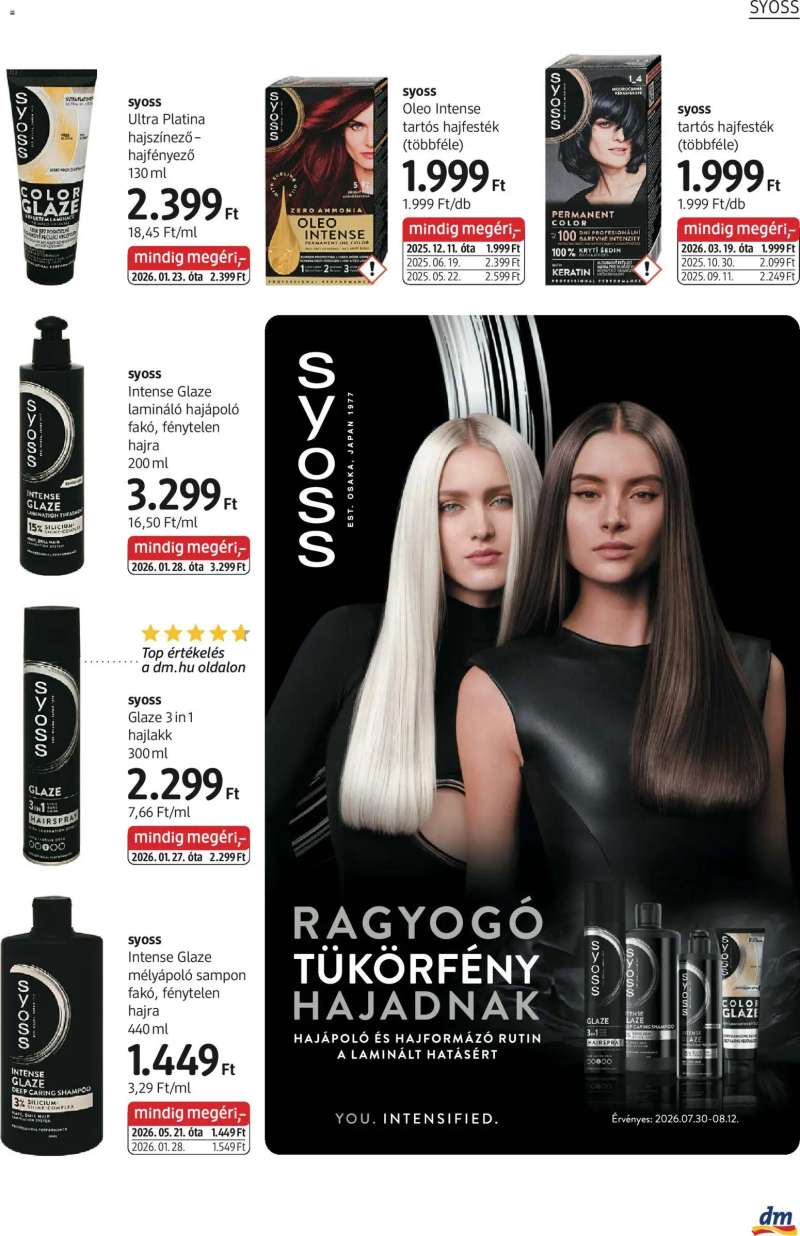 DM Drogerie Markt DM Drogerie Markt akciós újság 7 oldal