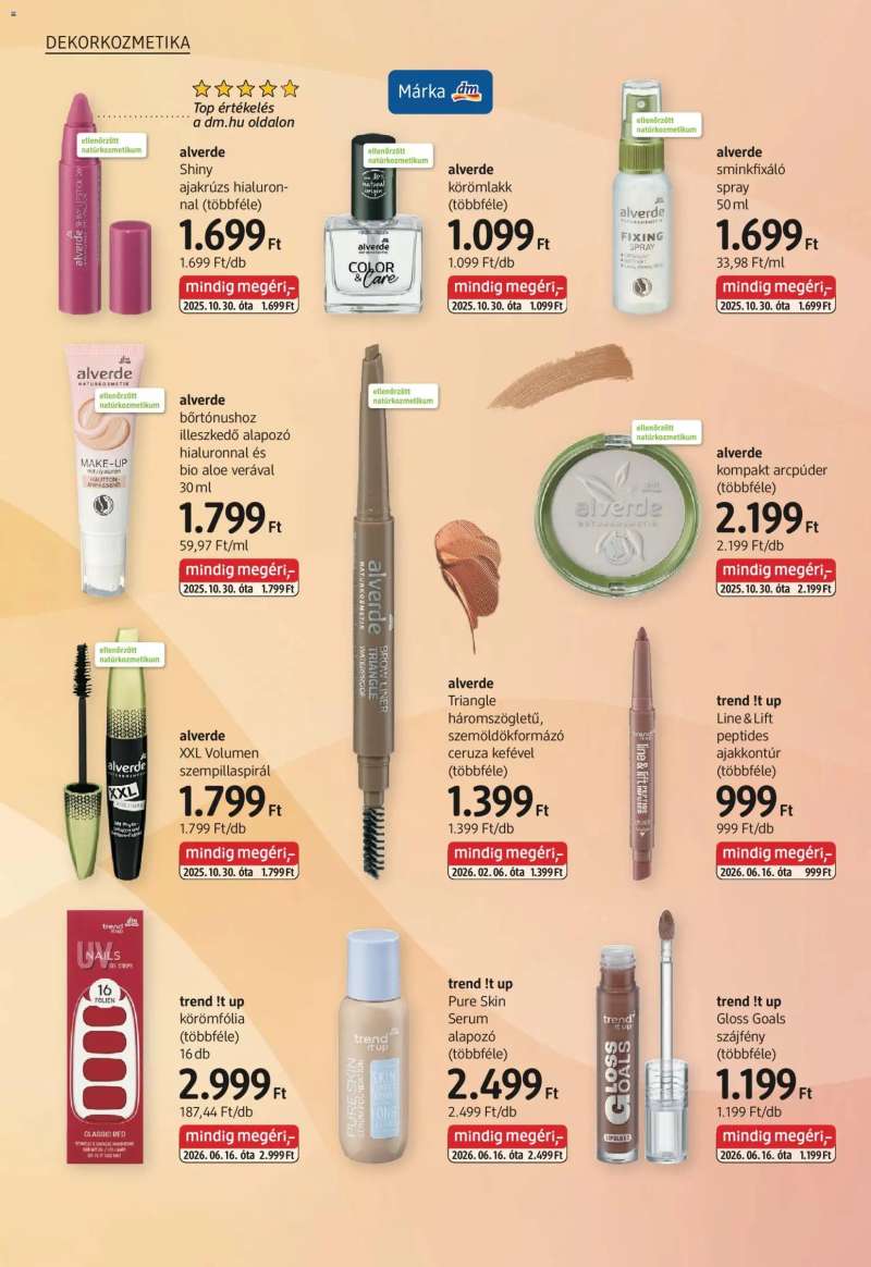 DM Drogerie Markt DM Drogerie Markt akciós újság 10 oldal