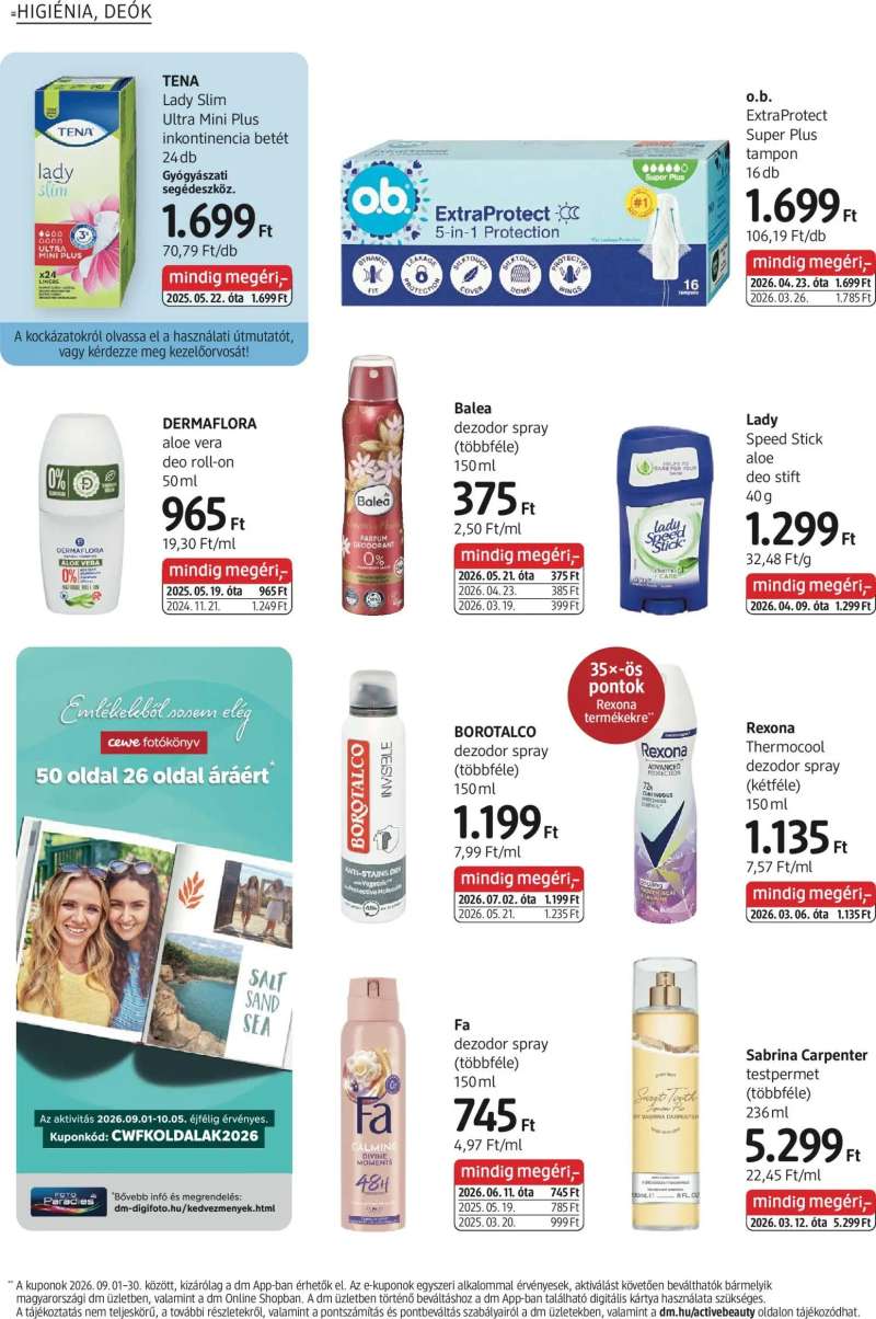 DM Drogerie Markt DM Drogerie Markt akciós újság 16 oldal