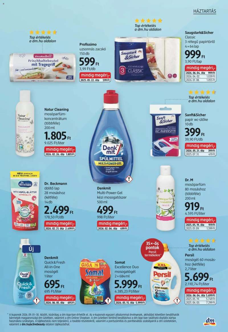 DM Drogerie Markt DM Drogerie Markt akciós újság 21 oldal