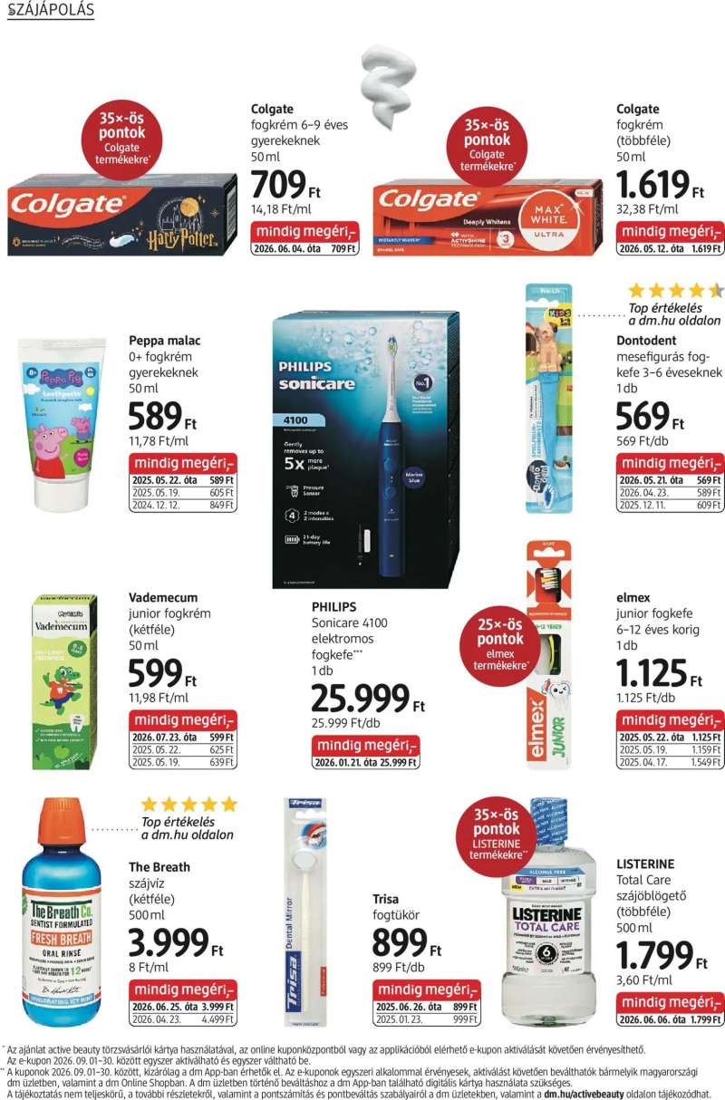 DM Drogerie Markt DM Drogerie Markt akciós újság 4 oldal