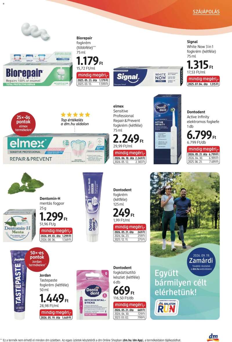 DM Drogerie Markt DM Drogerie Markt akciós újság 5 oldal