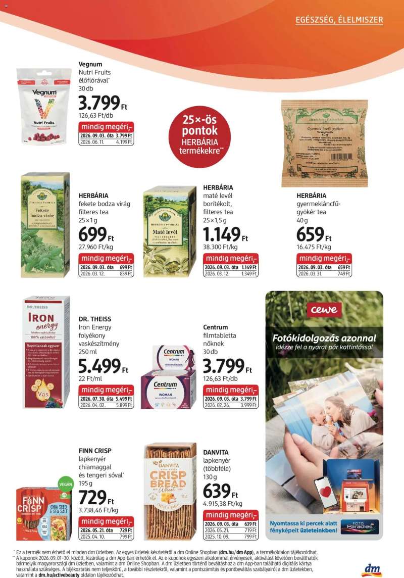 DM Drogerie Markt DM Drogerie Markt akciós újság 7 oldal