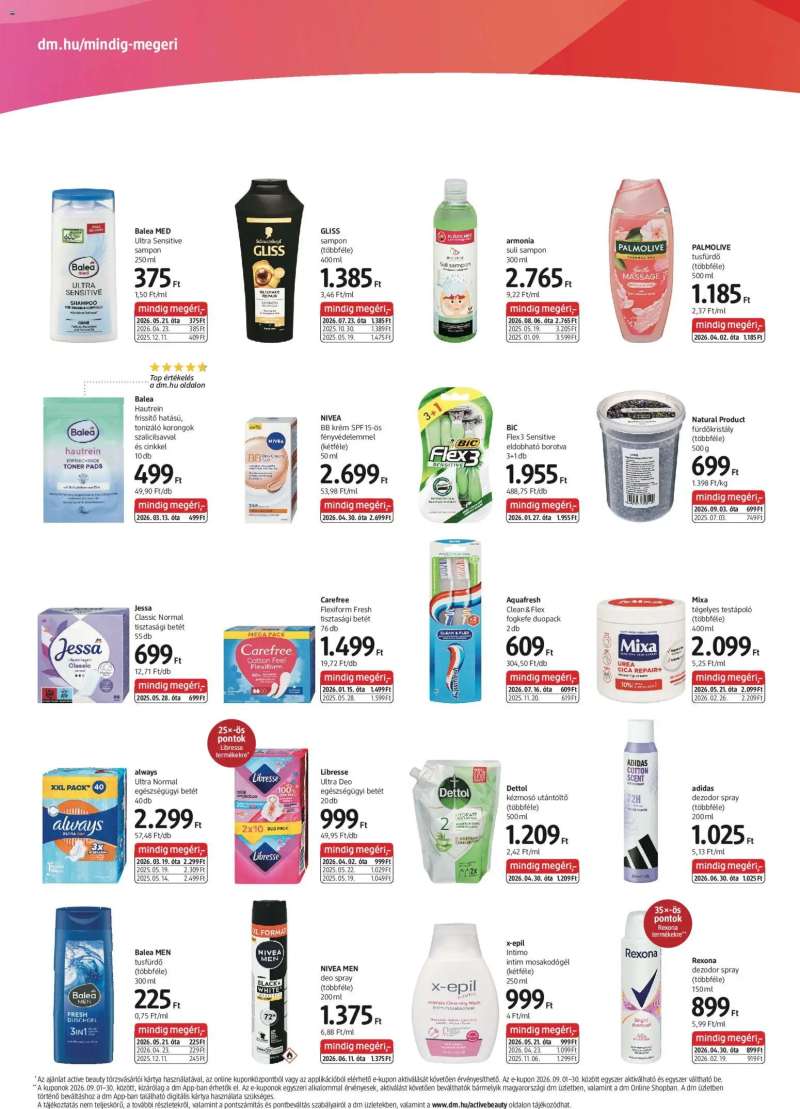DM Drogerie Markt DM Drogerie Markt akciós újság 2 oldal