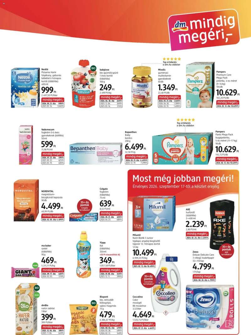 DM Drogerie Markt DM Drogerie Markt akciós újság 3 oldal