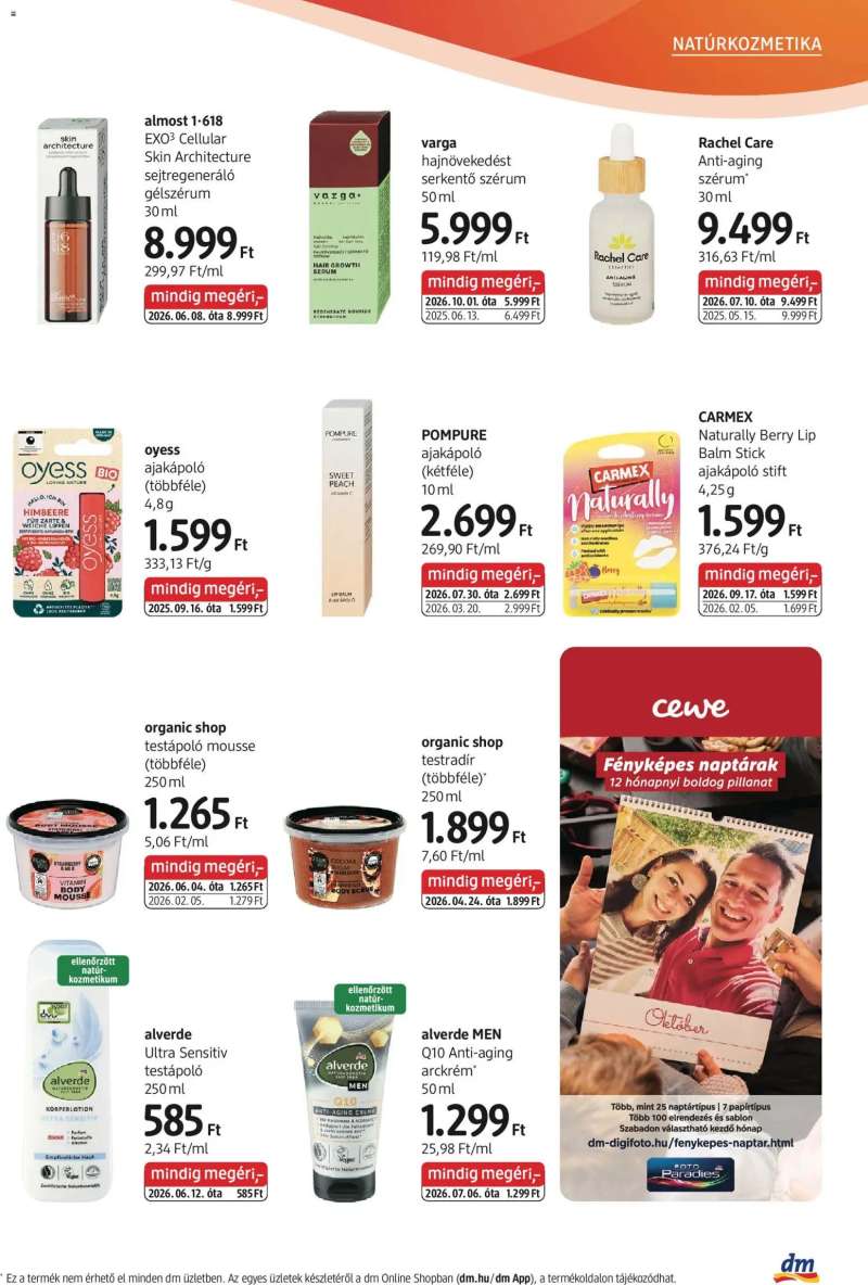 DM Drogerie Markt DM Drogerie Markt akciós újság 11 oldal