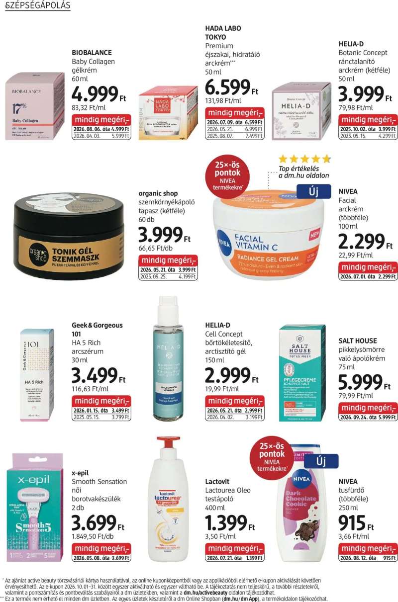 DM Drogerie Markt DM Drogerie Markt akciós újság 12 oldal