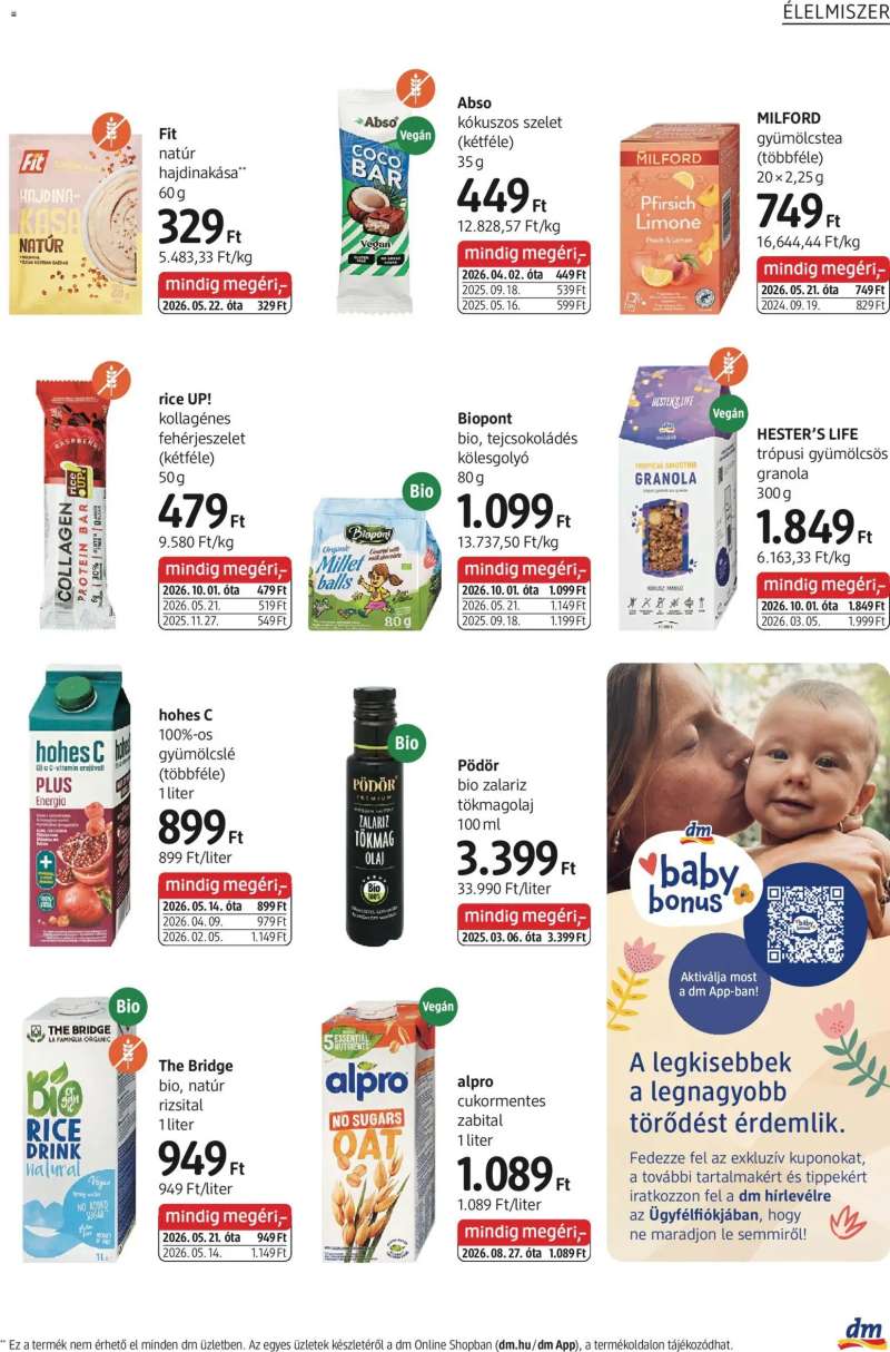 DM Drogerie Markt DM Drogerie Markt akciós újság 15 oldal