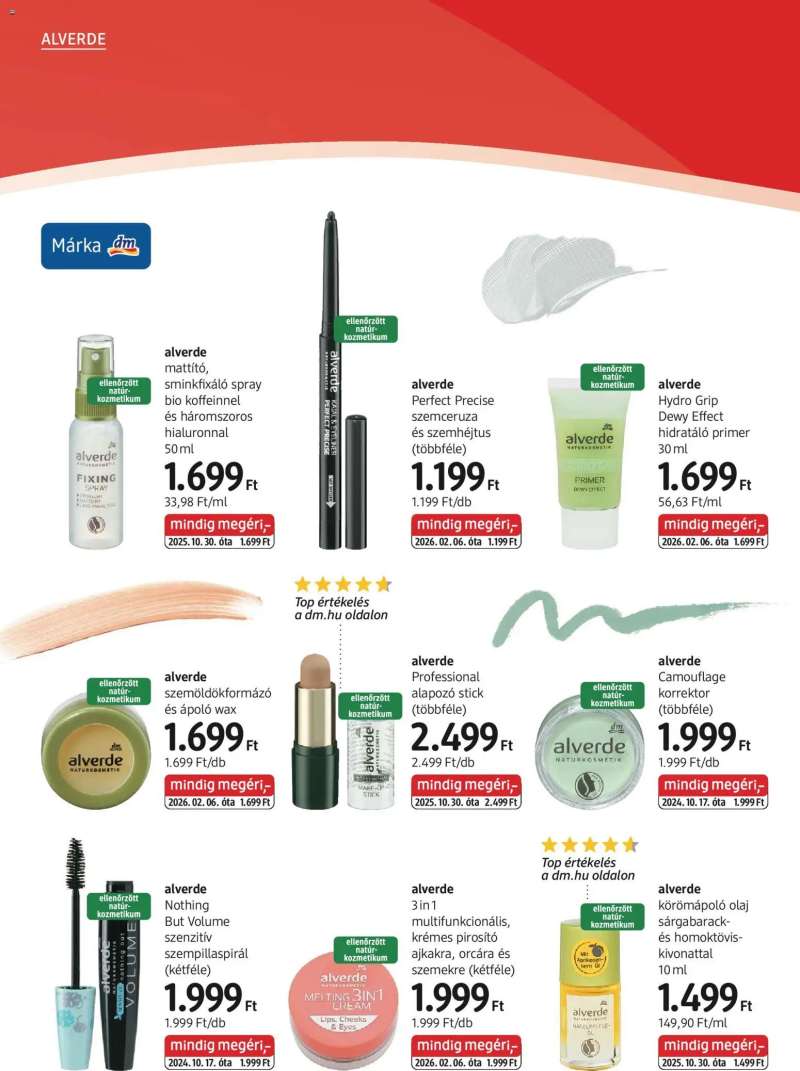 DM Drogerie Markt DM Drogerie Markt akciós újság 4 oldal