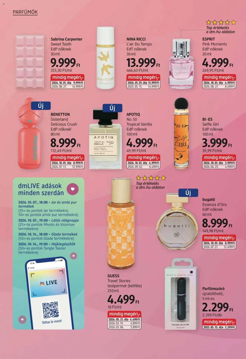 DM Drogerie Markt DM Drogerie Markt akciós újság 8 oldal