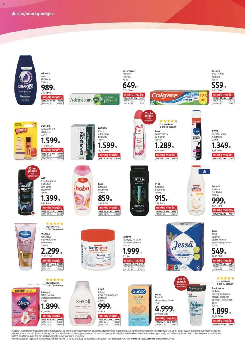 DM Drogerie Markt DM Drogerie Markt akciós újság 2 oldal