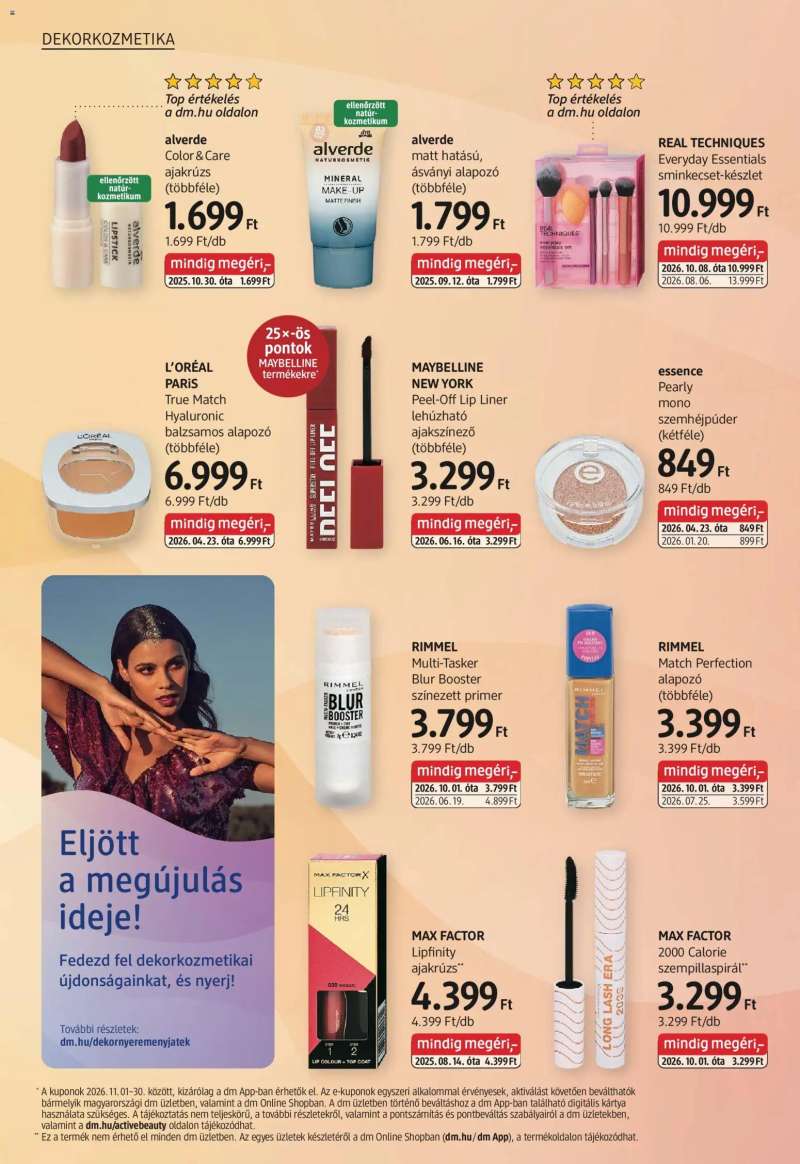 DM Drogerie Markt DM Drogerie Markt akciós újság 10 oldal