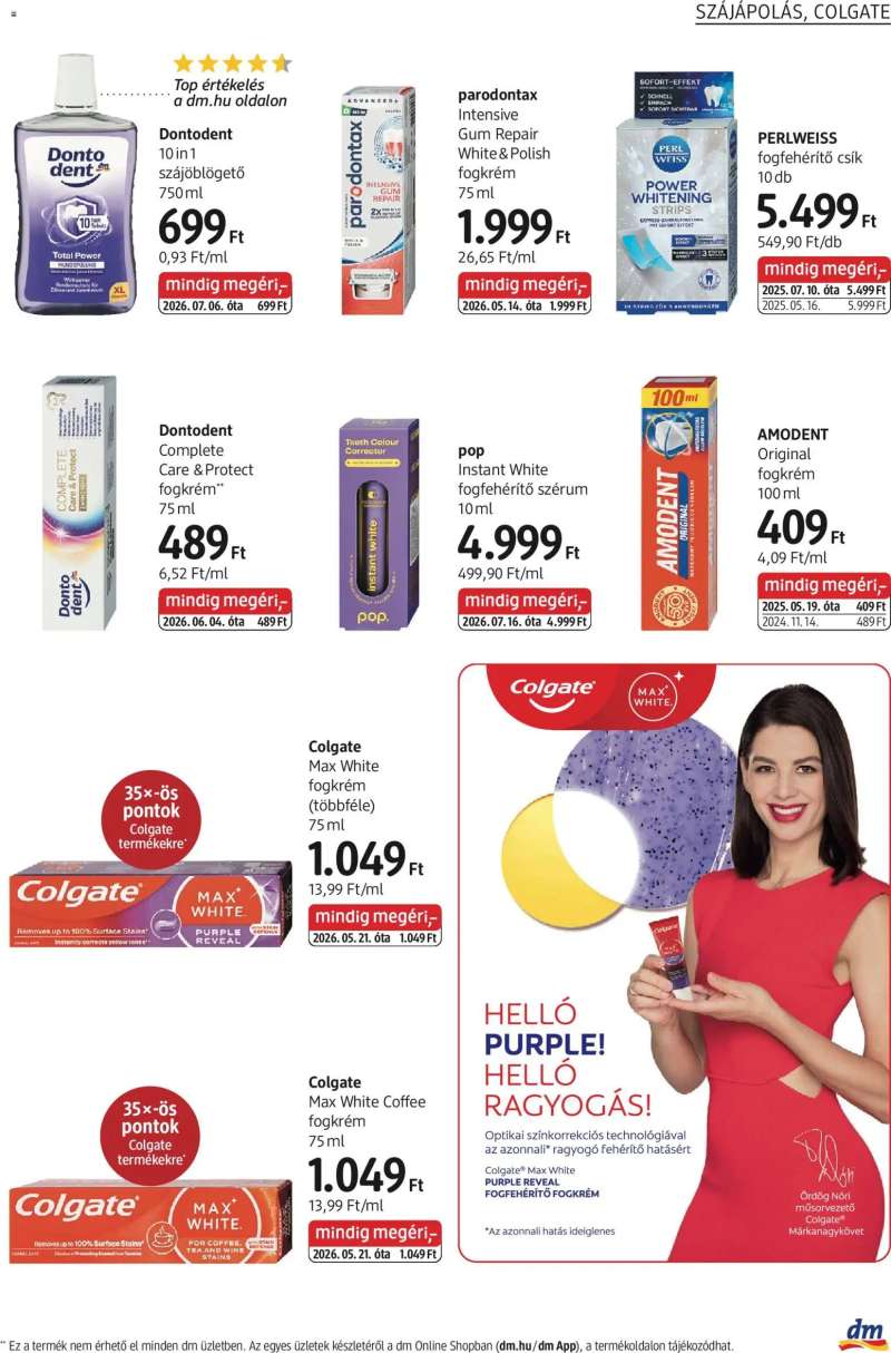 DM Drogerie Markt DM Drogerie Markt akciós újság 15 oldal