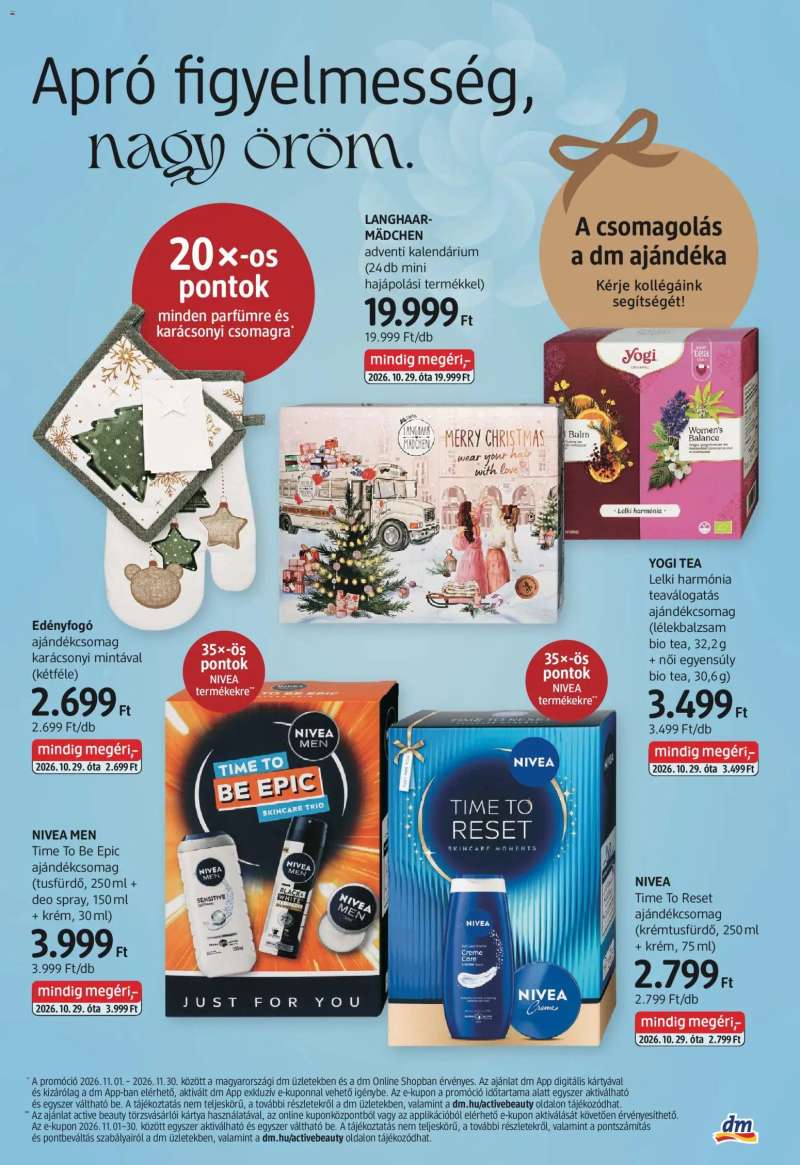 DM Drogerie Markt DM Drogerie Markt akciós újság 3 oldal