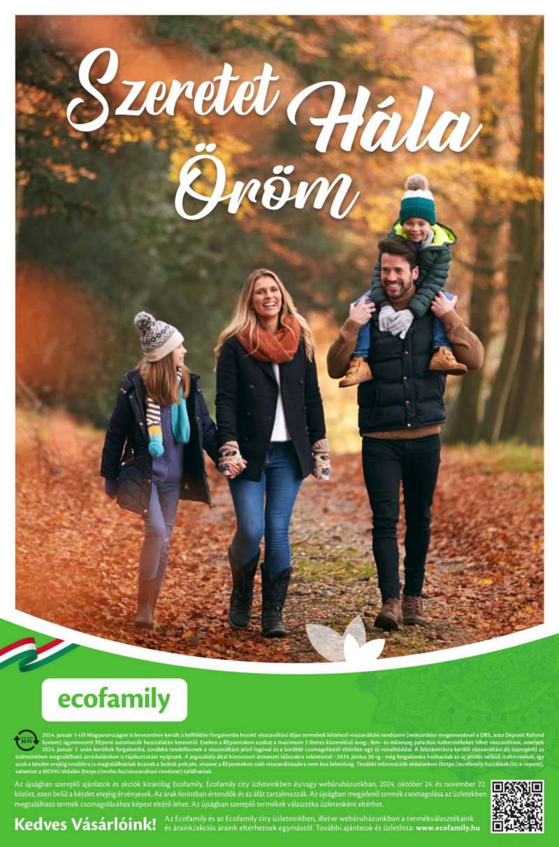 EcoFamily Akciós Újság EcoFamily 24 oldal