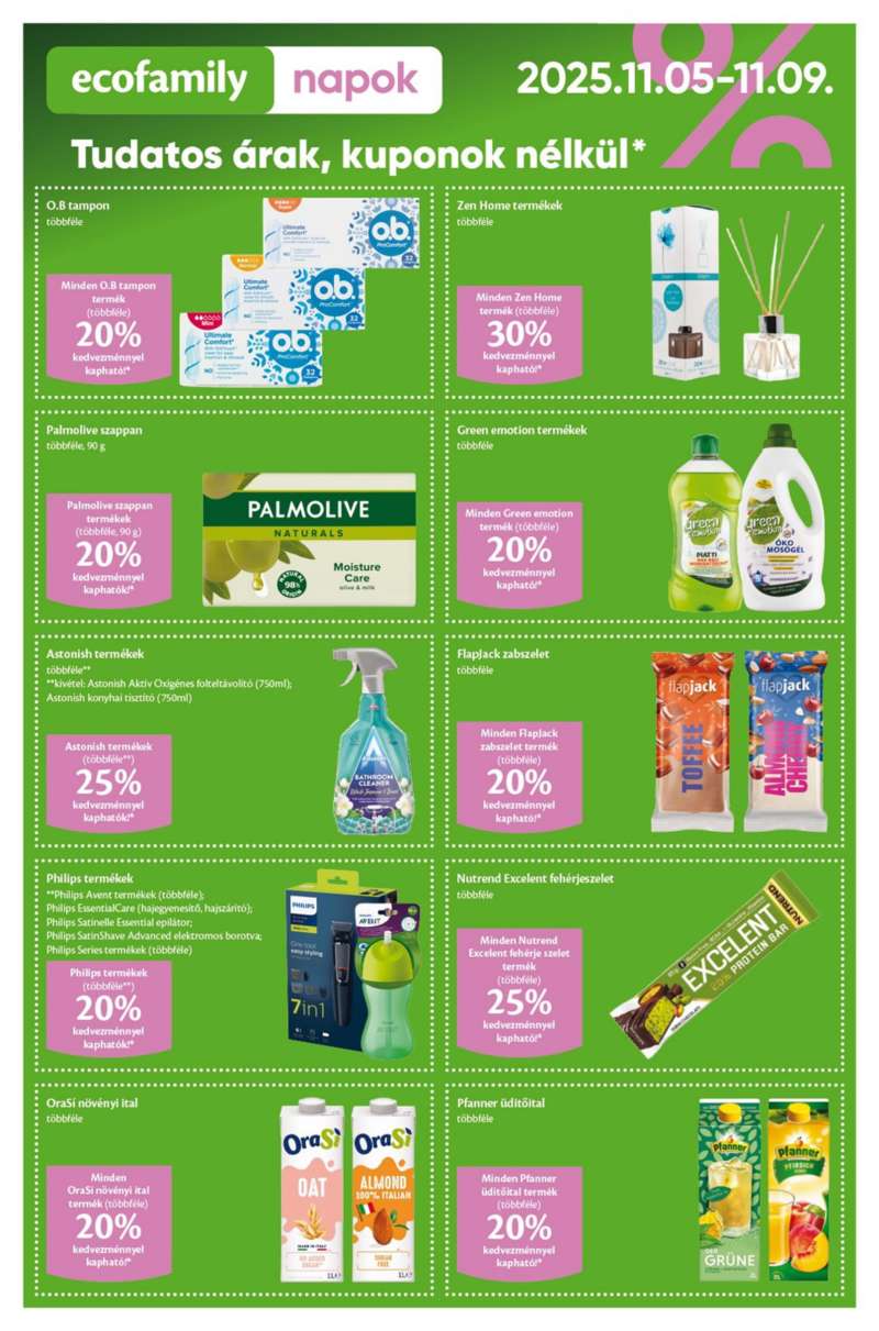 EcoFamily Akciós Újság 3 oldal