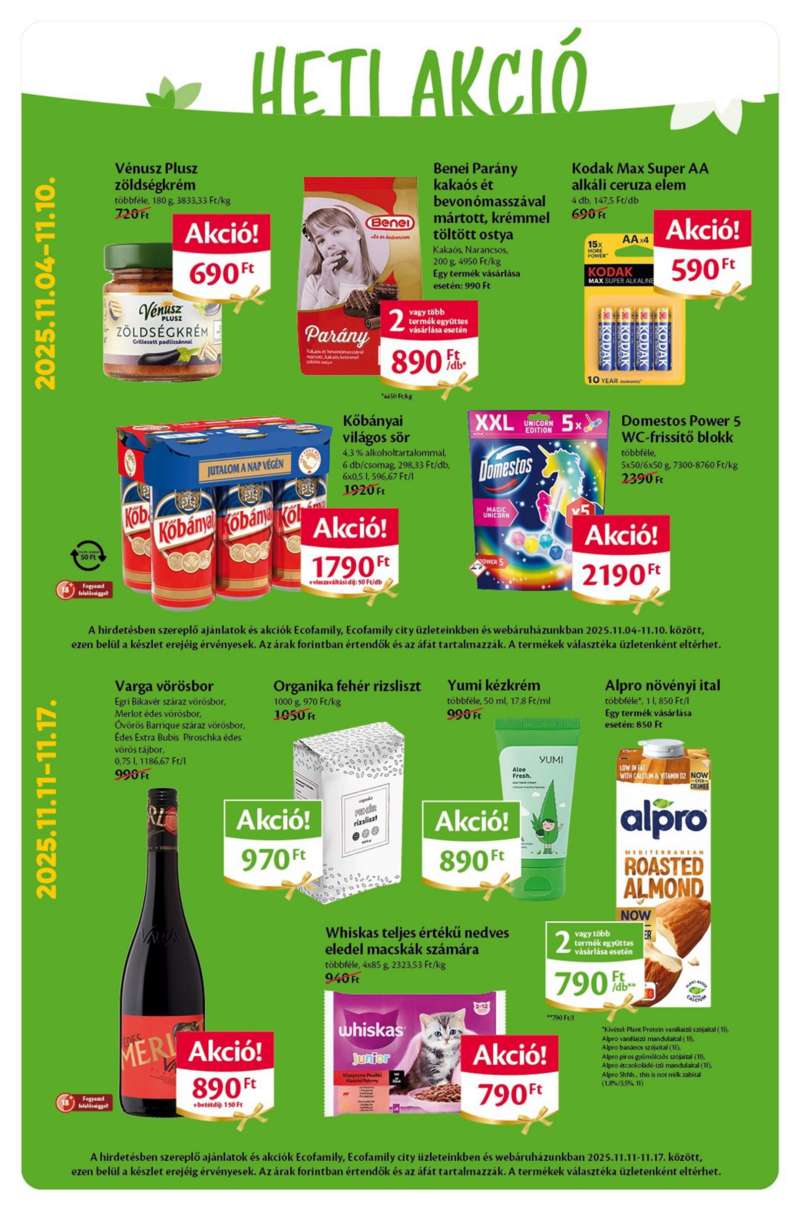 EcoFamily Akciós Újság 6 oldal