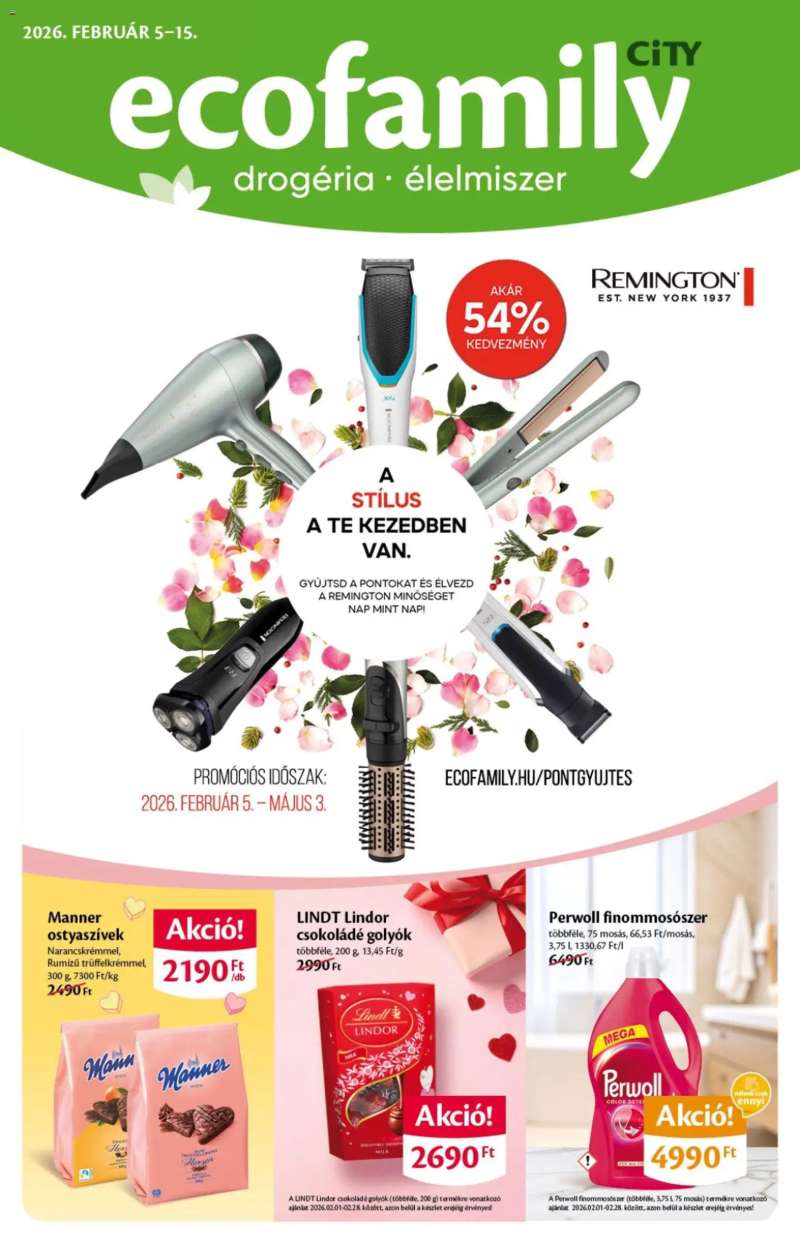 EcoFamily Akciós újság / City 1 oldal