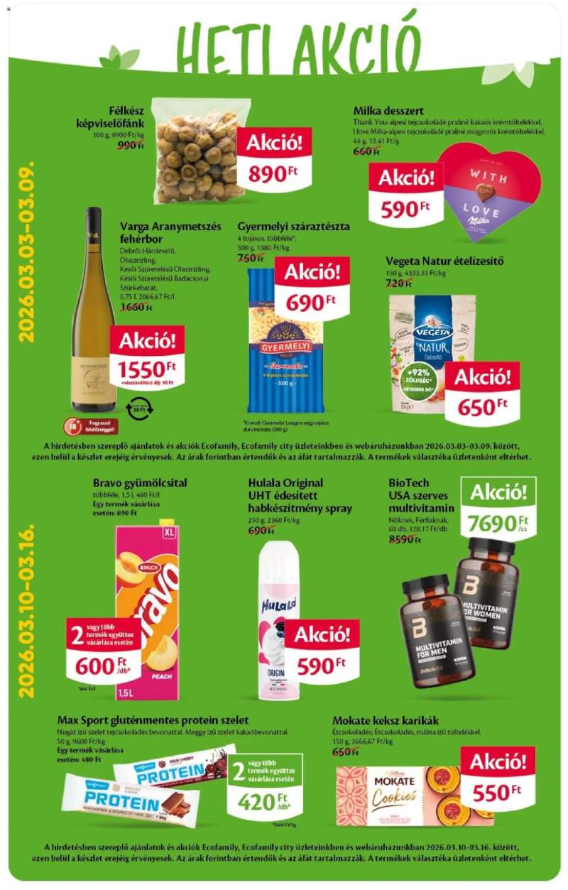 EcoFamily EcoFamily Akciós újság 2 oldal
