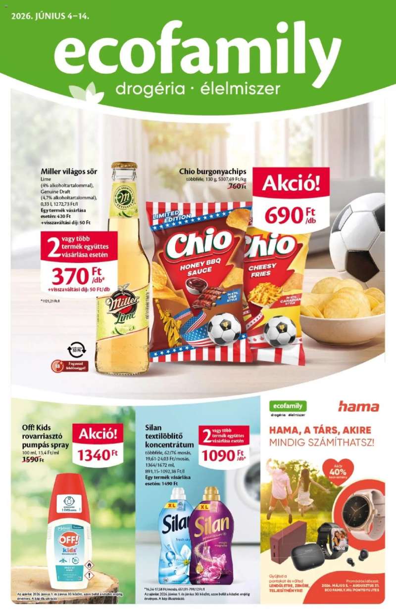 EcoFamily EcoFamily akciós újság 1 oldal