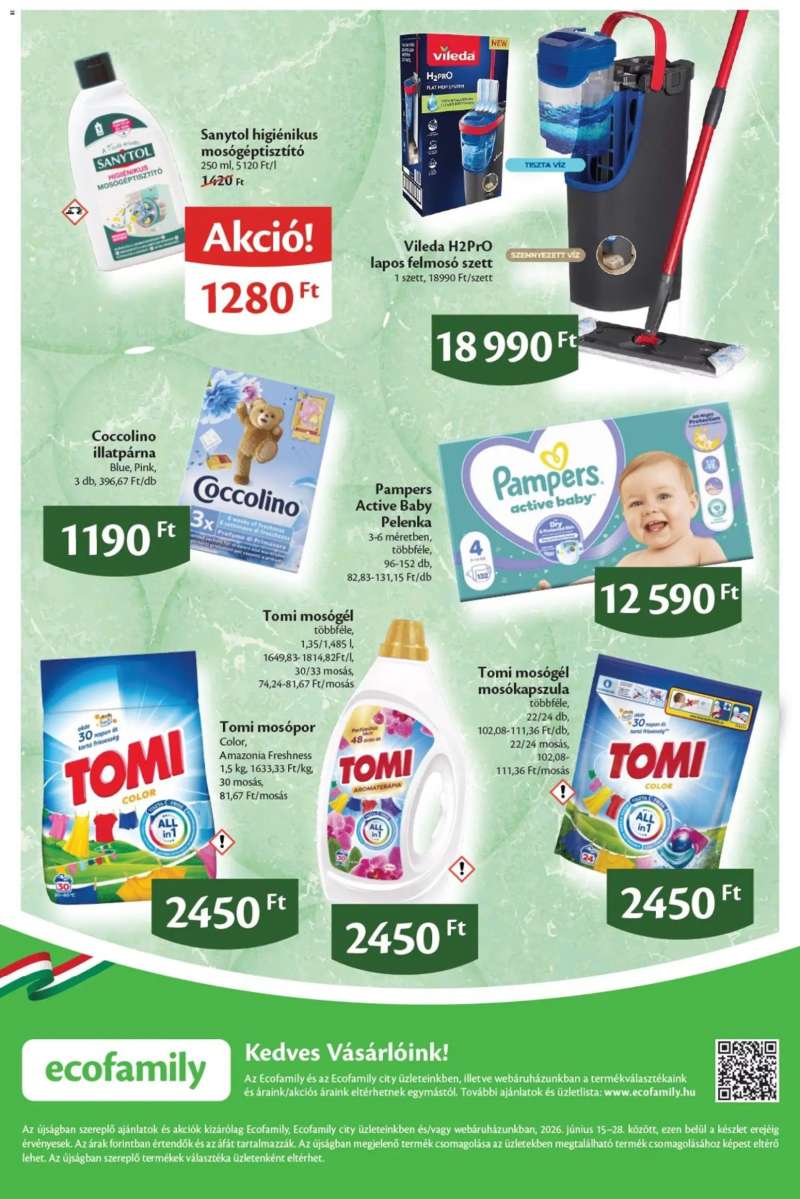 EcoFamily EcoFamily akciós újság 12 oldal
