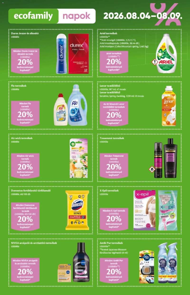 EcoFamily EcoFamily Akciós újság 2 oldal