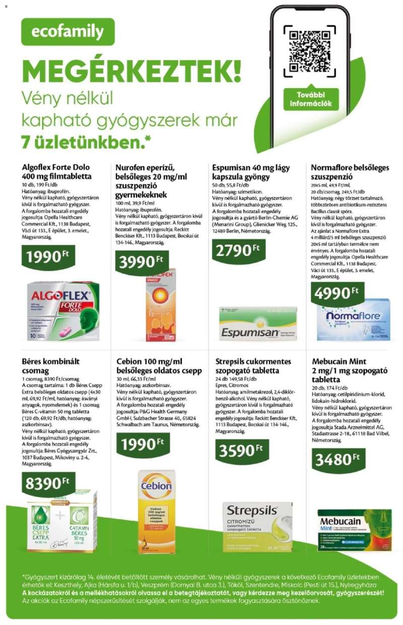 EcoFamily Ecofamily akciós újság 14 oldal