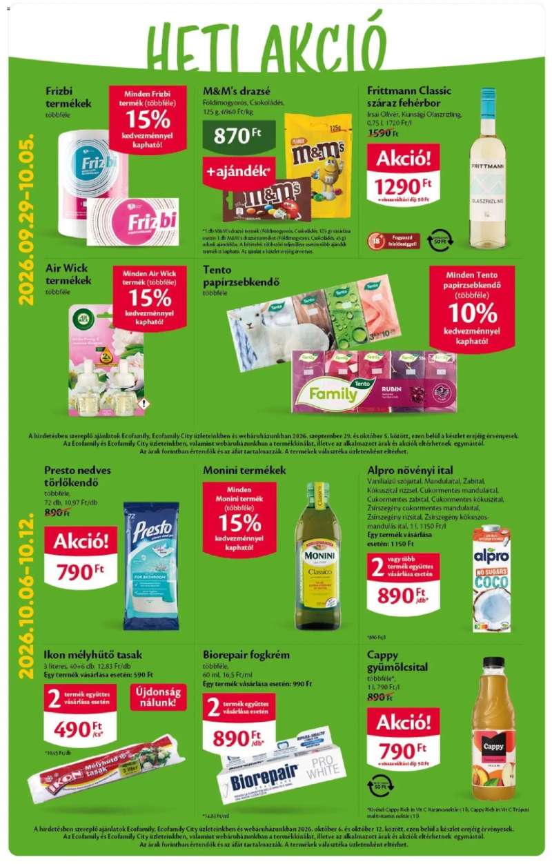 EcoFamily Ecofamily Akciós újság 6 oldal