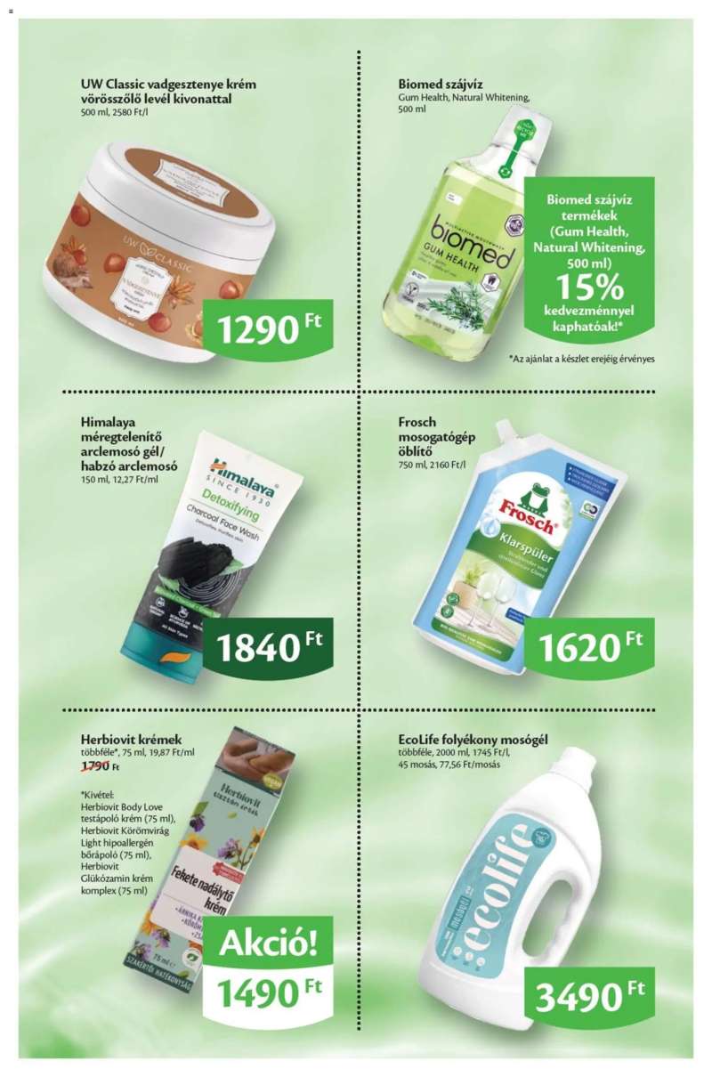EcoFamily Ecofamily akciós újság 6 oldal