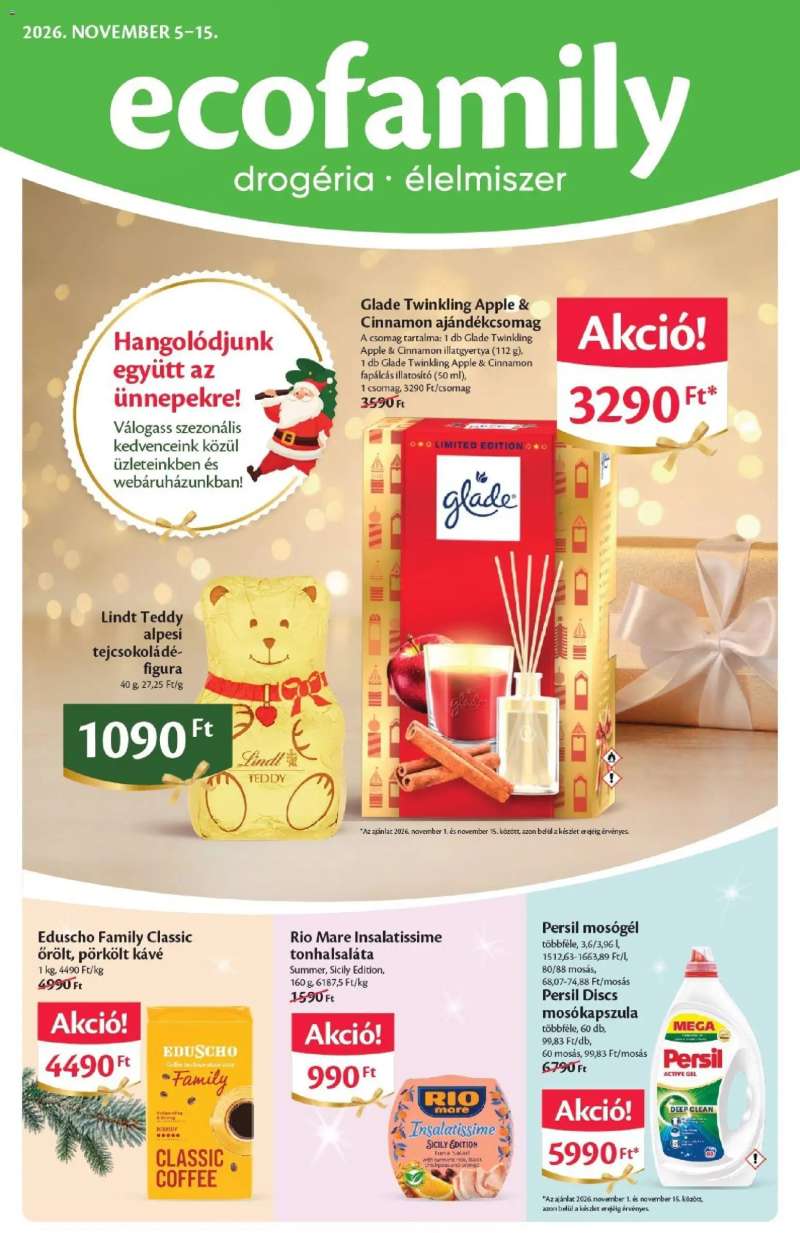 EcoFamily Ecofamily akciós újság 1 oldal
