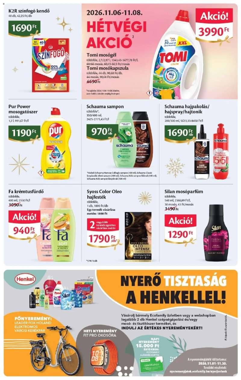 EcoFamily Ecofamily akciós újság 15 oldal