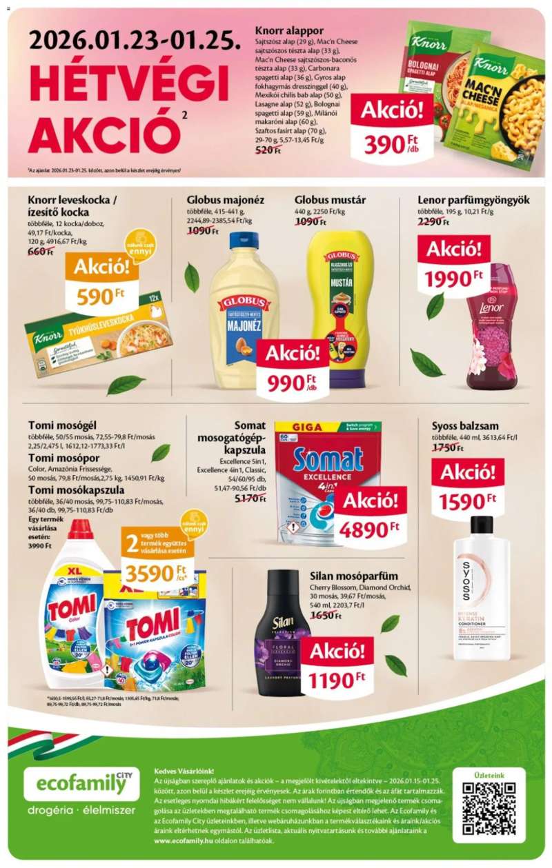 Euro Family Akciós újság / City 4 oldal