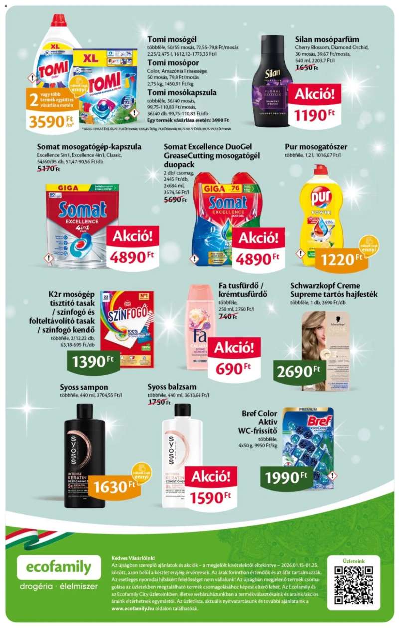 Euro Family Akciós újság EcoFamily 8 oldal