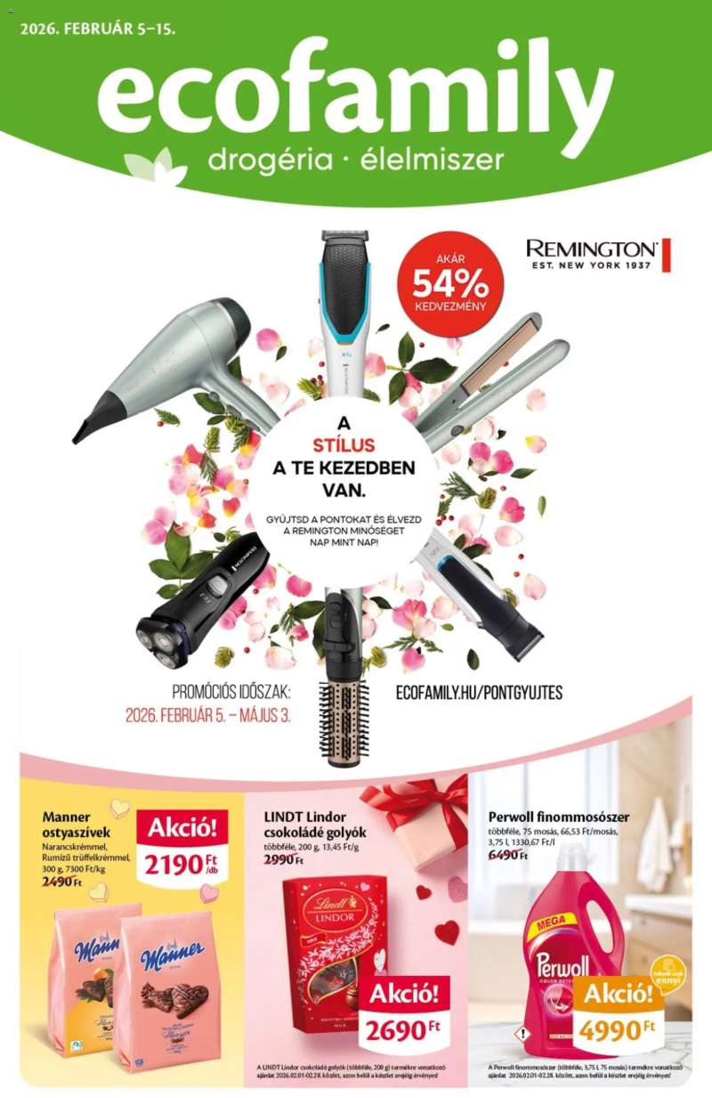 Euro Family Akciós újság EcoFamily 1 oldal