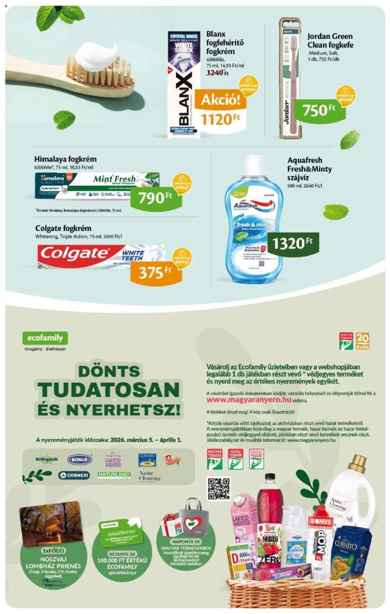 Euro Family EcoFamily akciós újság 10 oldal