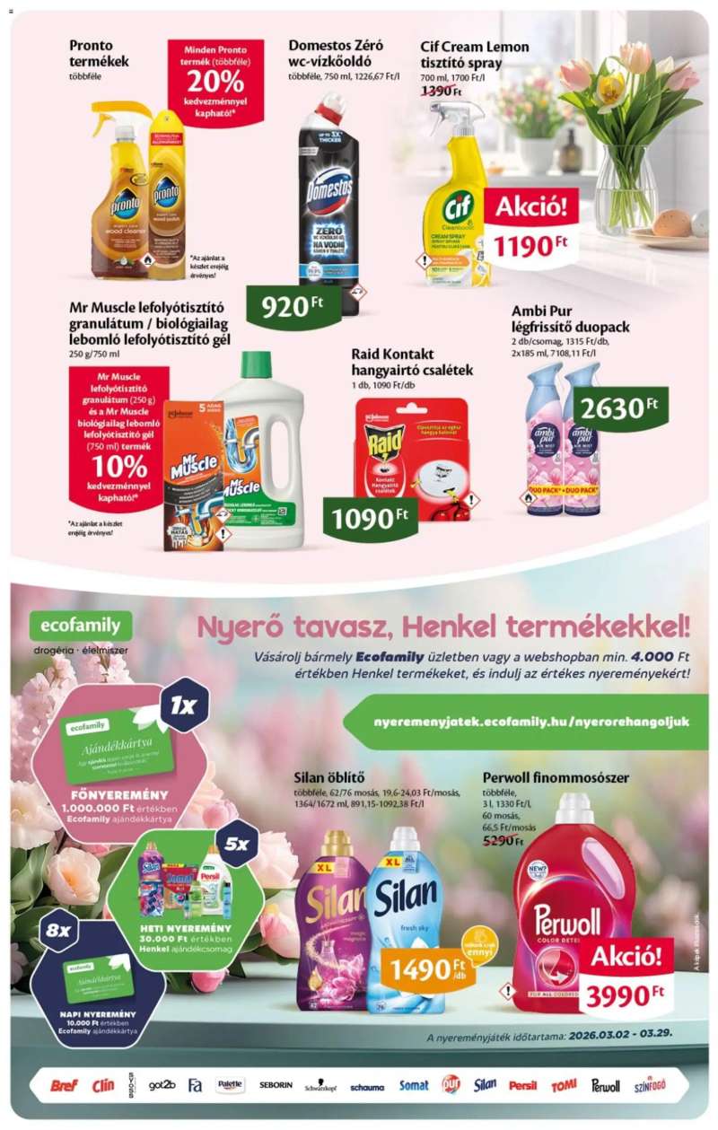 Euro Family EcoFamily akciós újság 7 oldal
