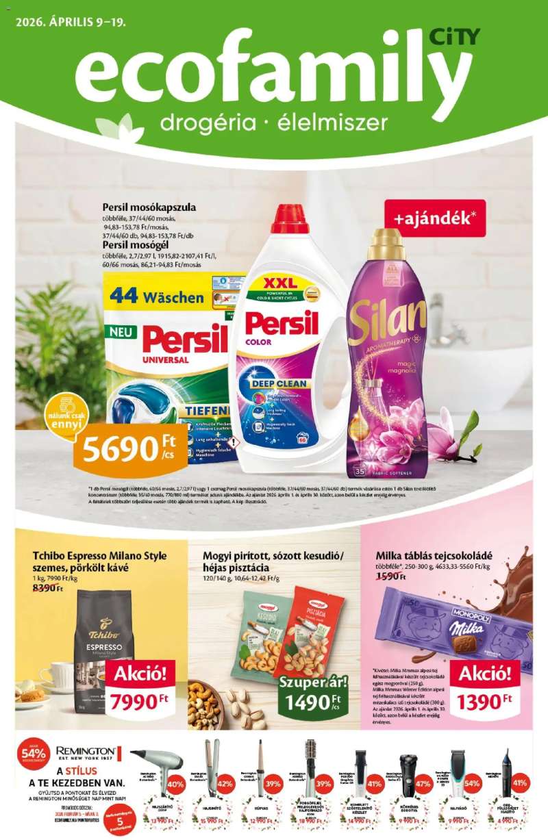 Euro Family EcoFamily City akciós újság 1 oldal