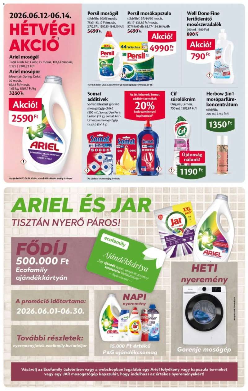Euro Family EcoFamily akciós újság 14 oldal