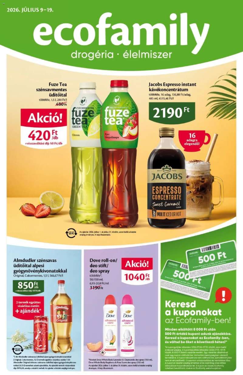 Euro Family EcoFamily Akciós újság 1 oldal