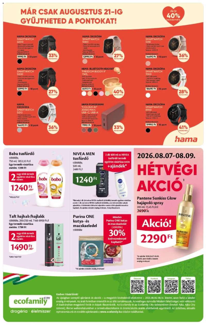 Euro Family EcoFamily City akciós újság 8 oldal