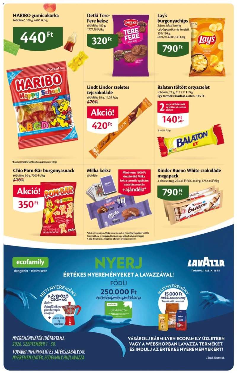 Euro Family Ecofamily akciós újság 4 oldal