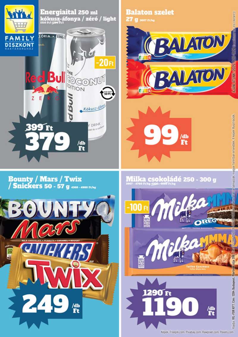 Family Diszkont Akciós Újság 1 oldal