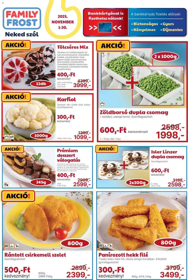 Family Frost Akciós újság Family Frost 1 oldal