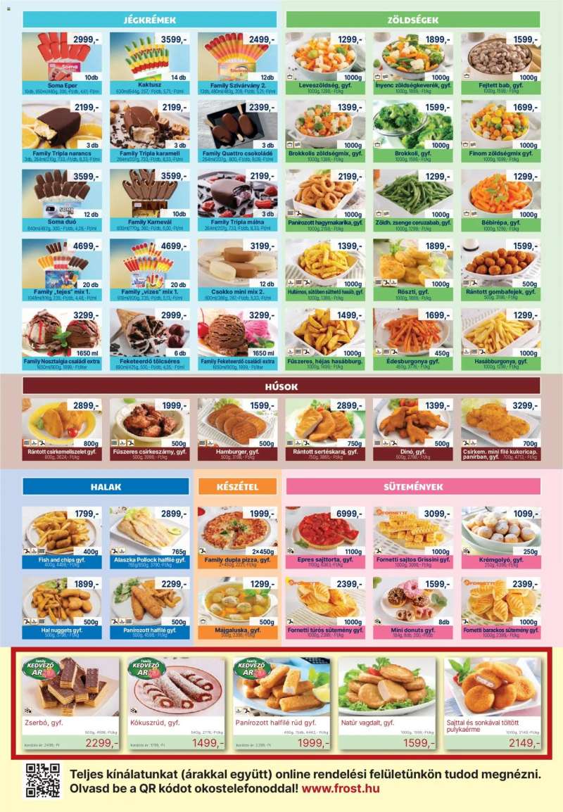 Family Frost Akciós újság Family Frost 2 oldal