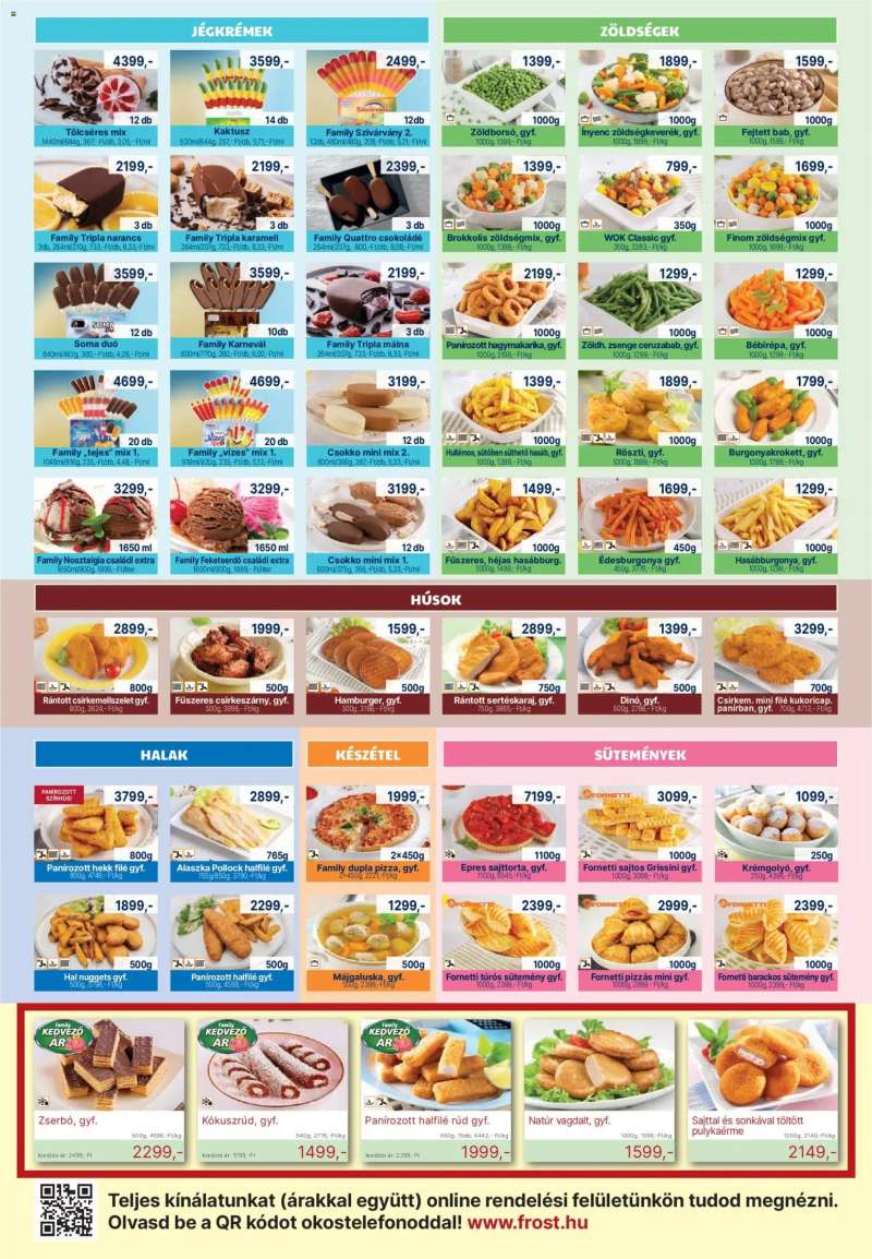 Family Frost Akciós újság Family Frost 2 oldal