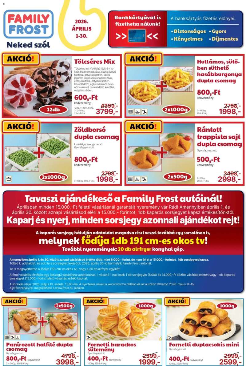 Family Frost Family Frost akciós újság 1 oldal
