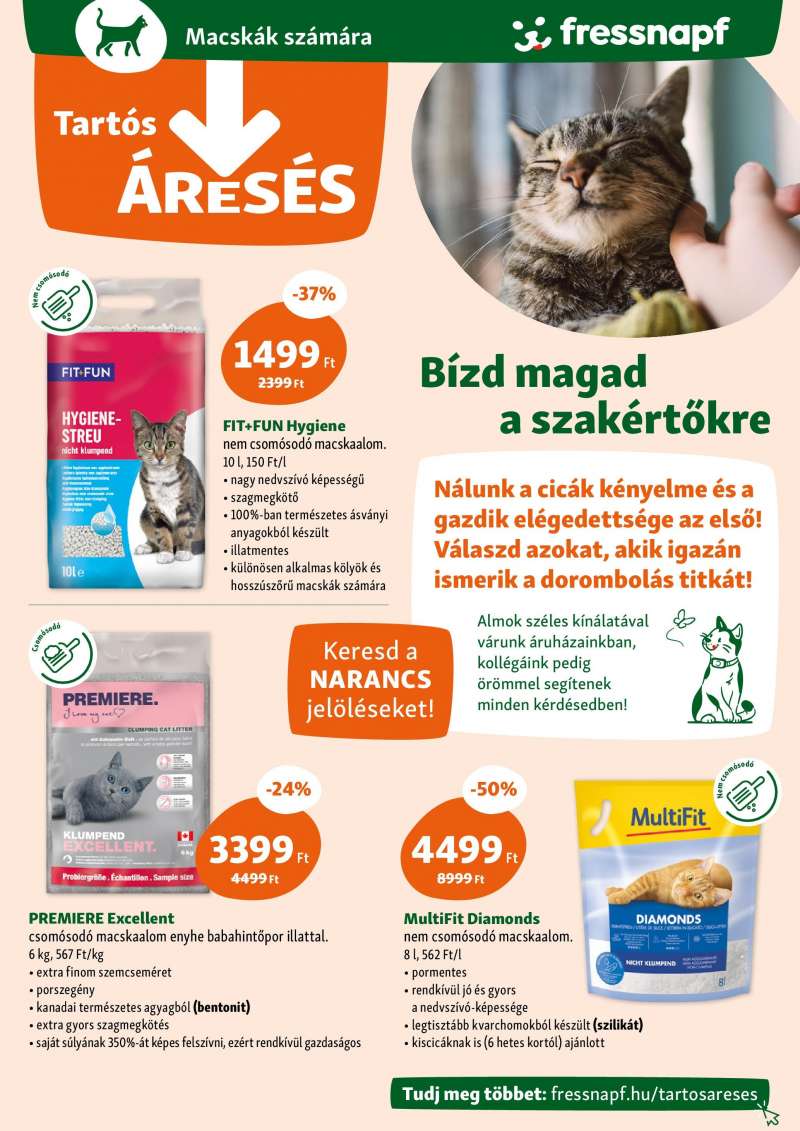 Fressnapf Akciós Újság 3 oldal