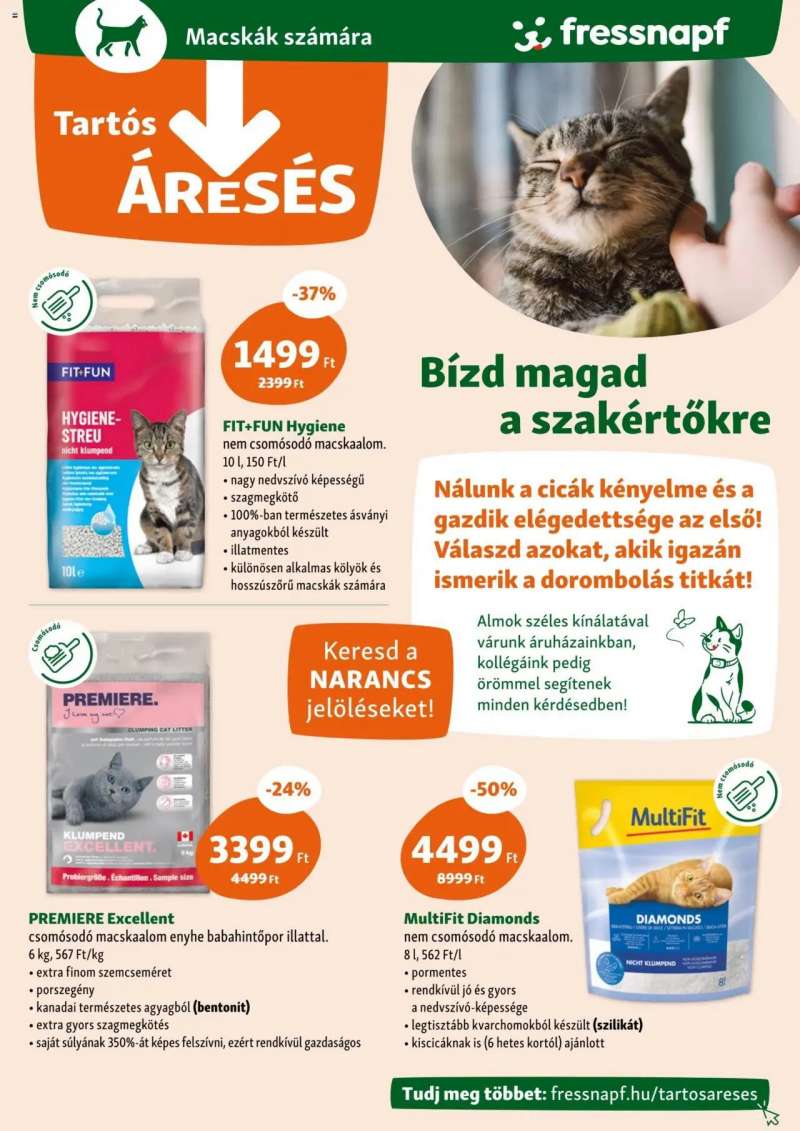 Fressnapf Akciós újság Fressnapf 3 oldal