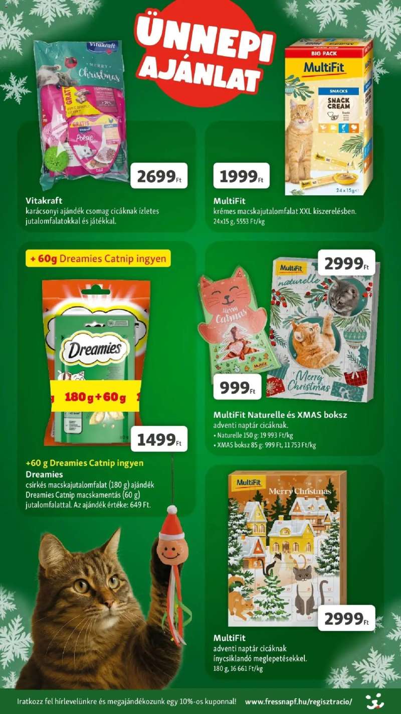 Fressnapf Fressnapf újság érvényessége 2025.11.12-ig 10 oldal